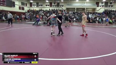 16U-3 lbs Round 4 - Elliot Hurley, Indee Mat Club vs Porter Kossman, Prairie Du Chien