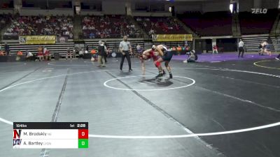 184 lbs Consi Of 32 #2 - Michael Brodskiy, Northeastern vs Ariston Bartley, Lyon