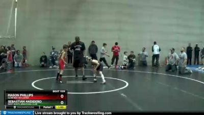 56 lbs Round 3 - Sebastian Andidero, Deep Roots Wrestling Club vs Mason Phillips, Club Not Yet Listed