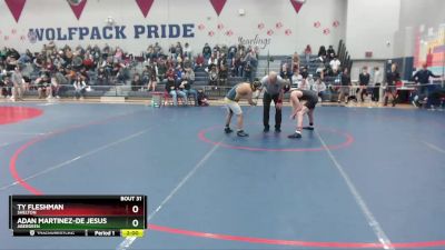 120 lbs Quarterfinal - Adan Martinez-De Jesus, Aberdeen vs Ty Fleshman, Shelton