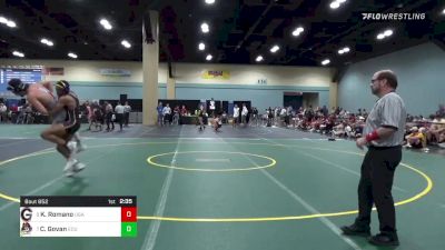 157 lbs Consi Of 8 #2 - Kyle Romano, Georgia vs Christian Govan, East Carolina