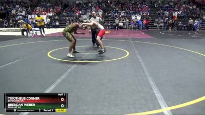 154 lbs Cons. Round 2 - Brendan Weber, Fox Lake WC vs Timotheus Conner, Demolition WC