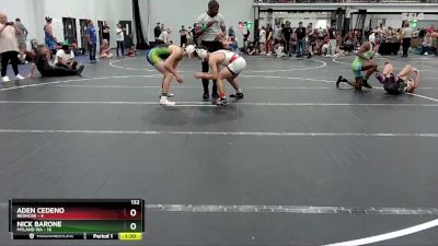 132 lbs Round 5 (8 Team) - ADEN CEDENO, RedNose vs Nick Barone, Myland WA