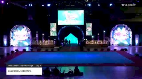 Cape Coral Jr. Dolphins [2020 Show Cheer 3 - Varsity - Large Day 2] 2020 Pop Warner National Cheer & Dance Championship