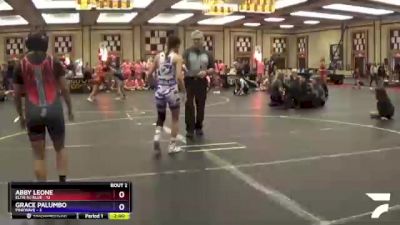 110 lbs Round 1 (10 Team) - Abby Leone, Elite NJ Blue vs Grace Palumbo, PinkWave