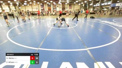 90 lbs Rr Rnd 2 - Hayden Weiss, Team 922 vs Zander Wilson, Ride Out Wrestling Club