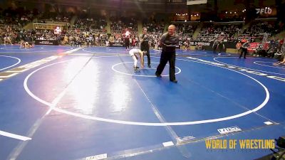 89 lbs Consi Of 16 #1 - Trevor Christenson, Bobcat Wrestling Club vs Cale Johnson, Big Game WC