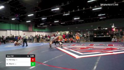 220 lbs Consi Of 8 #2 - Soren Herzog, MN vs Mark Marin, CA