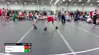 120 lbs Round 9 (10 Team) - Elliott Crews, Machine Shed vs Nate Foldes, Virginia Team Predator