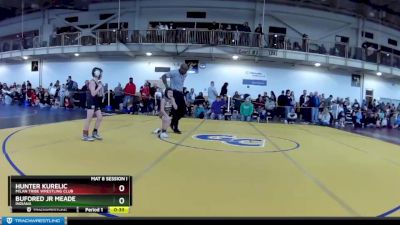 62 lbs Cons. Round 6 - Bufored Jr Meade, Indiana vs Hunter Kurelic, Milan Tribe Wrestling Club