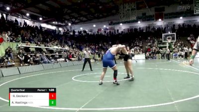 220 lbs Quarterfinal - Royce Deckard, Roncalli vs Austin Hastings, Noblesville