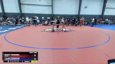 138 lbs Cons. Round 3 - Wyatt Trogden, NWWC vs Tyler Fleshman, Shelton Wrestling Club