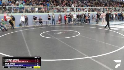 285 lbs Round 2 - Hayden Stack, Alaska Battle Cats Wrestling Club vs Jack Goss, Pioneer Grappling Academy