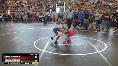 47 lbs Round 2 - Collin Gardner, Red Machine Wrestling Club vs Dawson Brown, Ohio G2