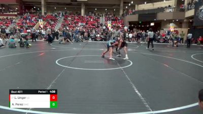 96 lbs Champ. Round 1 - Lincoln Unger, Lincoln Squires vs Abram Perez, Salina Wrestling Club