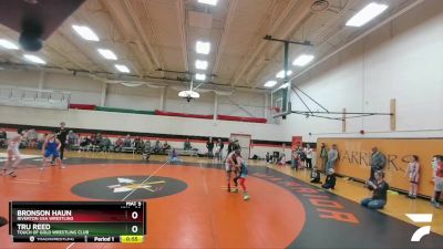 82 lbs Semifinal - Tru Reed, Touch Of Gold Wrestling Club vs Bronson Haun, Riverton USA Wrestling