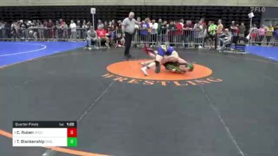 118 lbs Quarterfinal - Caden Ruben, Spencer, NY vs Tommy Blankenship, Darlington, MD