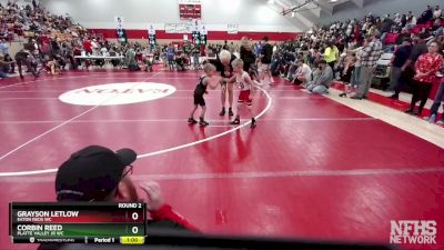 42-44 B Round 2 - Corbin Reed, Platte Valley Jr WC vs Grayson Letlow, Eaton Reds WC