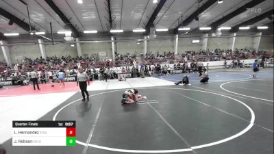 88 lbs Quarterfinal - Leonel Hernandez, Stout Wrestling Academy vs Joshua Robson, Dolores Bears