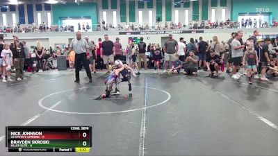 52 lbs Semis & 1st Wrestleback (8 Team) - Brayden Skroski, Killer Elite vs Nick Johnson, U2 Upstate Uprising