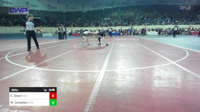 96 lbs Consi Of 8 #1 - Everly Olson, Piedmont vs Madison Compton, Catoosa Wrestling