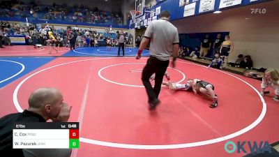 67 lbs Rr Rnd 3 - Caden Cox, Prague vs Weston Pazurek, Jenks Trojan Wrestling Club