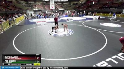 97 lbs Cons. Round 2 - Ace Gibson, California vs Gavin Garcia, Fighting Scots Wrestling