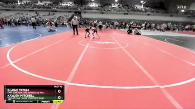 75 lbs Cons. Round 3 - Blaine Tatum, Carl Junction Take Down Club-AAA vs Kayden Mitchell, Waynesville Tigers Wrestling Club-AAA