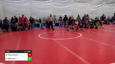 52 lbs Consi Of 4 - Bohdi Tsikerdanos, Frederick vs Ezra Wilkinson, Drifting