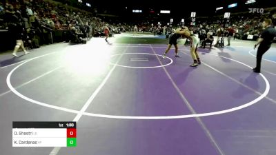 220 lbs Round Of 32 - Om Shastri, Los Gatos (CC) vs Kevin Cardenas, Villa Park (SS)