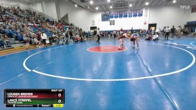 150 lbs Quarterfinal - Lance Streifel, Thunder Basin vs Louden Bremer, Lingle-Ft. Laramie/Southeast