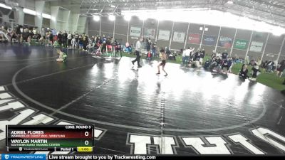 53 lbs Cons. Round 3 - Waylon Martin, Southern Idaho Training Center vs Adriel Flores, Warriors Of Christ WOC- Wrestling