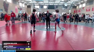 119 lbs Round 4 - Jackson Bullock, Suples vs Norm Poole, All In Wrestling Academy