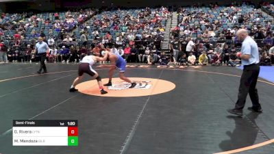 126 lbs Semifinal - Geronimo Rivera, Layton vs Moses Mendoza, Gilroy