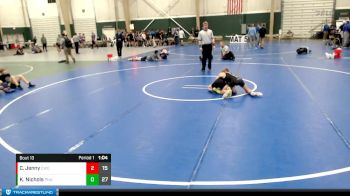 102 lbs Round 4 (8 Team) - Chase Jenny, Columbus Wrestling Organization vs Karson Nichols, Phillipsburg