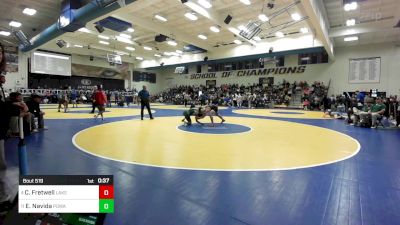 135 lbs Consi Of 16 #2 - Christian Fretwell, Lake Gibson (FL) vs Elias Navida, Poway