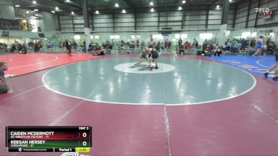 106 lbs Cons. Round 5 - Keegan Hersey, Chesapeake vs Caiden McDermott, NC Wrestling Factory