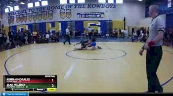 126 lbs Semifinals (8 Team) - Jean Valoria, Palmetto Ridge H.S. vs Adrian Morales, South Dade