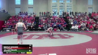 106 lbs Quarterfinal - William Phillips, Baylor School vs Bentley Edwards, Boyd Buchanan