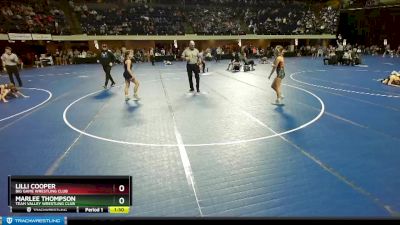 115 lbs Semifinal - Lilli Cooper, Big Game Wrestling Club vs Marlee Thompson, Team Valley Wrestling Club