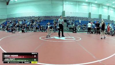 110 lbs Round 3 (6 Team) - Brody Weimer, Noblesville Wrestling Club vs Jude Pratt, Bloomington South Wrestling Club