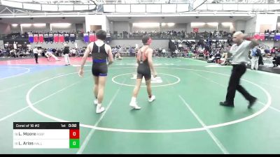 132 lbs Consi Of 16 #2 - Leo Moore, Ridgefield vs Laitham Arias, Hall