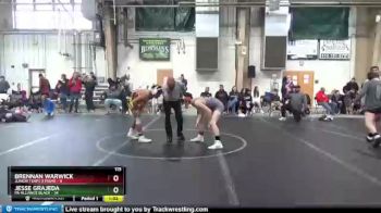 115 lbs Finals (2 Team) - Brennan Warwick, Junior Terps Xtreme vs Jesse Grajeda, PA Alliance Black