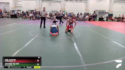 98 lbs Finals (2 Team) - Joe Austin, Glasgow WA vs Hayden Black, 84 Athletes