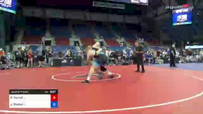 285 lbs Quarterfinal - Parker Ferrell, Virginia vs Jacob Walker, Iowa