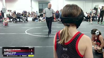 50 lbs Round 2 (6 Team) - Scarlett McKeown, Mat Assassins vs Isabella Zaak, Misfits Strength