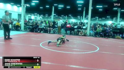 60 lbs Round 5 (10 Team) - Dane Schaffer, Mat Assassins Blue vs David Kniezewski, Rangers WC