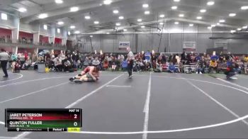 285 lbs Placement Matches (8 Team) - Quinton Fuller, Iowa Black vs Jaret Peterson, Nebraska Red