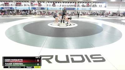 145 lbs Cons. Round 2 - Tucker Sorensen, Sanderson Wrestling Academy vs Aiden Marquette, Askren Wrestling Academy