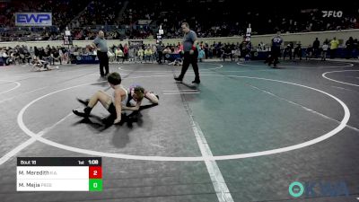 76 lbs Round Of 16 - Matthew Meredith, R.a.w. vs Maddox Mejia, Prodigy Elite Wrestling